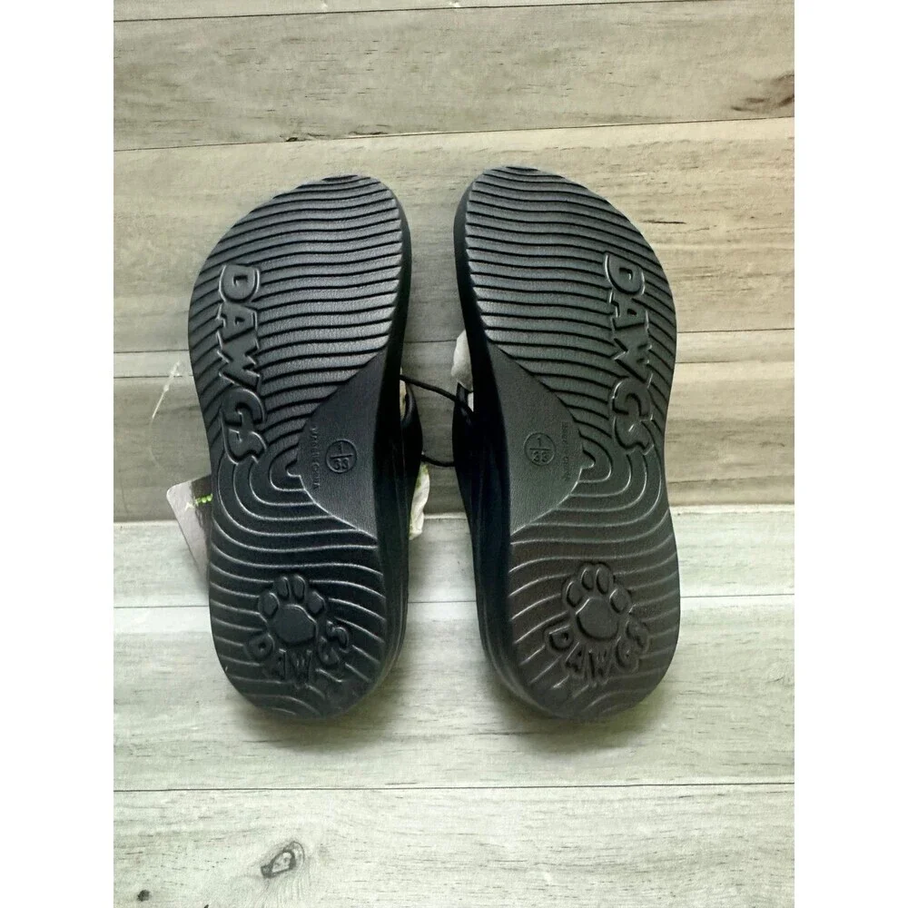 Dawgs Kids Navy Blue Flip Flop Sandals size 1